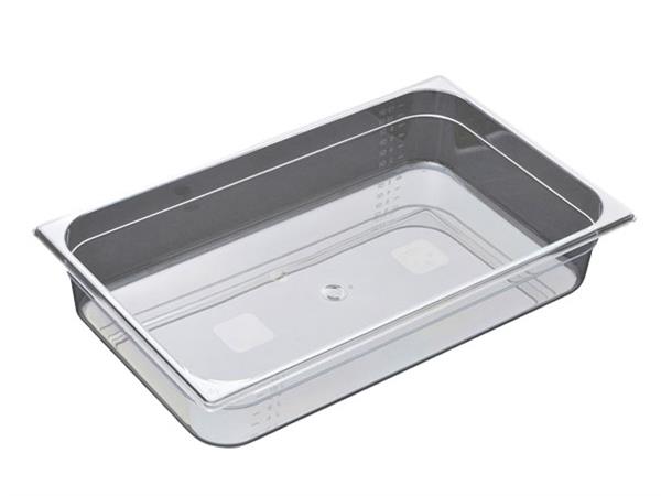 POLYCARBONAT klar gastrobakk GN1/1-100 12 liter